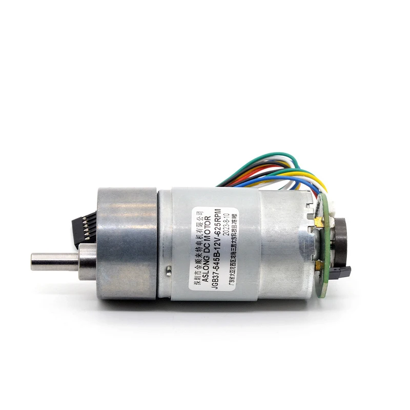 2000 RPM Metal Speed Reduction Gear Motor High Torque 24V DC With Encoder
