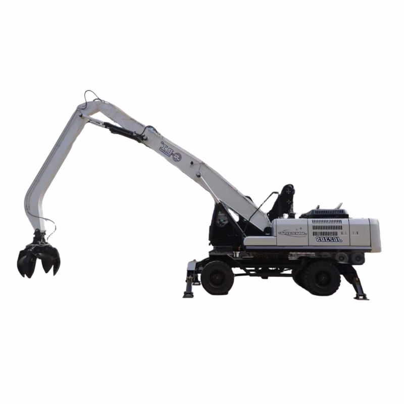 JingGong JG230S Large Hydraulic Wheel Excavator with Backhoe Bucket