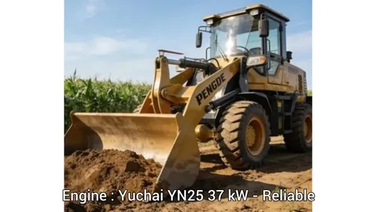 Compact Mini Wheel Loader 2640kg Small Loader 2600mm Dumping Height Industrial Earth Moving Machine