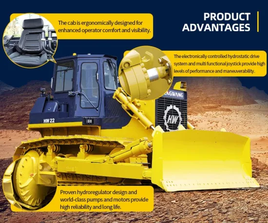 Small/Mini Crawler Mining Bulldozer Machine/Equipment for Earthmoving Machine - Bulldozer Equipment