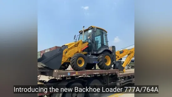 Top Brand New Backhoe Loader 777A/764A Wheel Loader Mini Excavator Earth-Moving Machine New Hydrauli